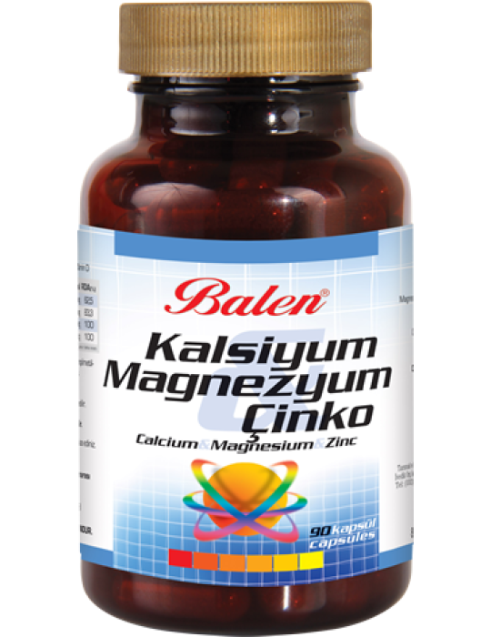 Balen Kalsiyum Magnezyum Çinko 709 mg*90